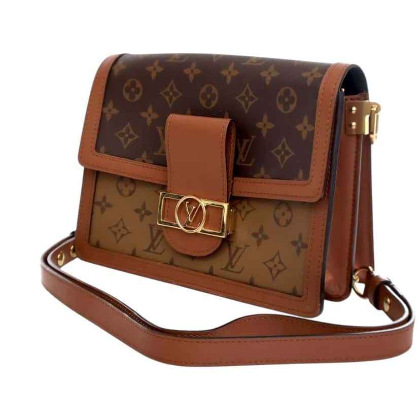 Louis Vuitton Monogram Reverse Dauphine MM Brown Good condition - Inside View
