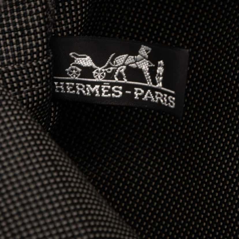 Hermès Canvas Herline MM Grey Canvas Good condition - Box View