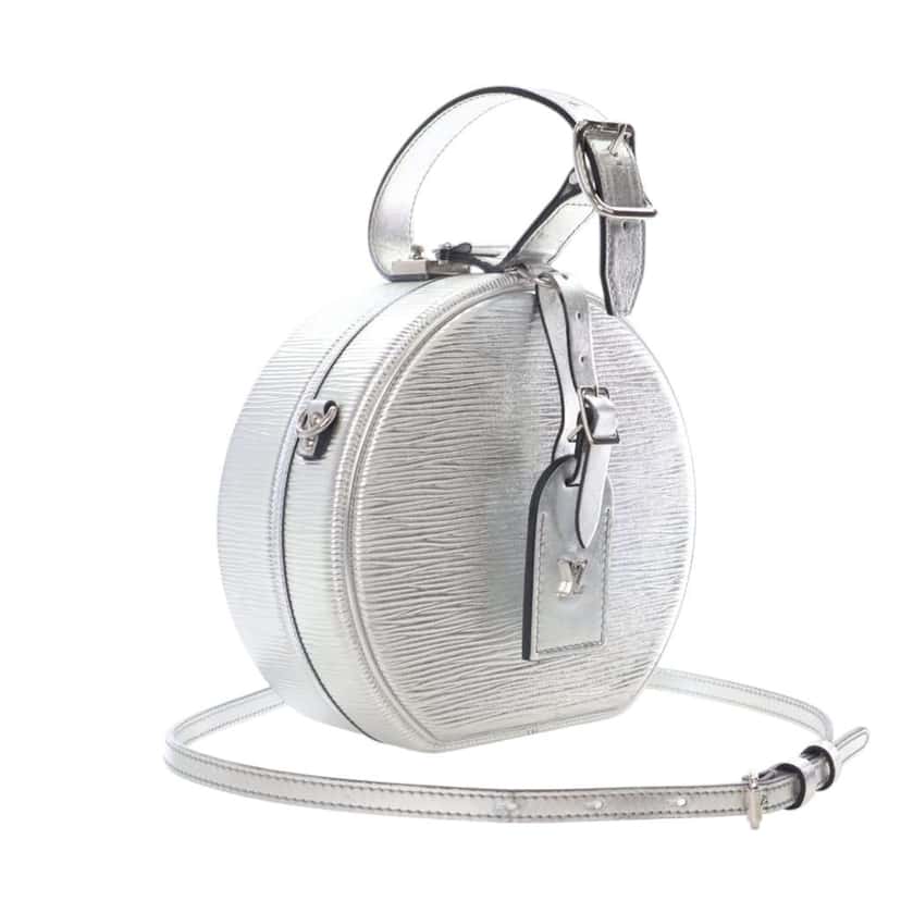Louis Vuitton Epi Boite Chapeau Souple MM Silver Leather Good condition - Inside View
