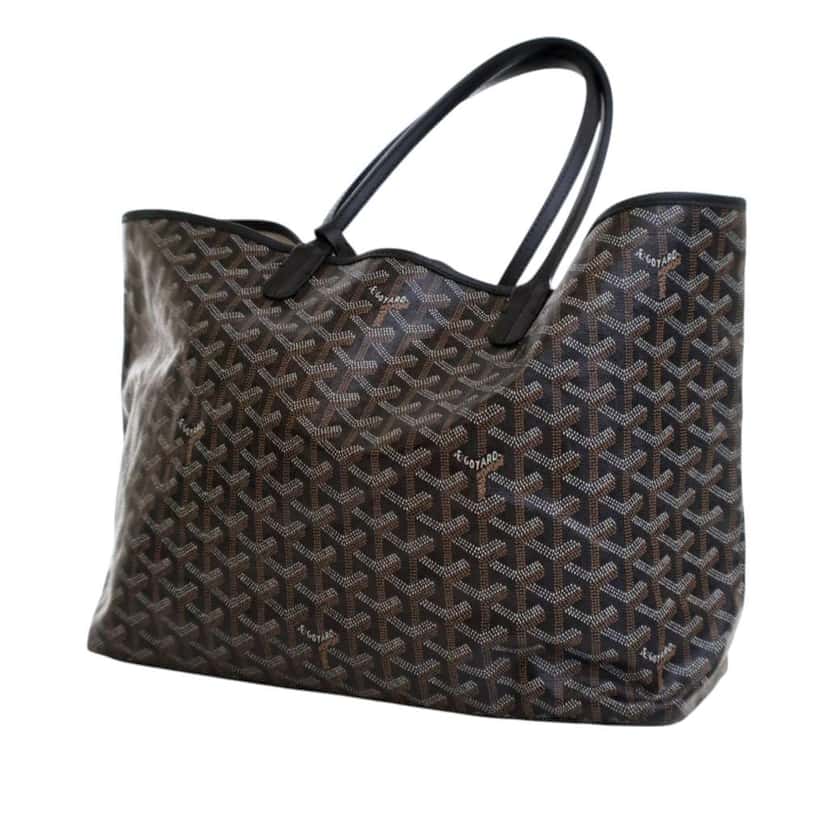 Goyard Goyardine Saint Louis PM Black Canvas Good condition - Inside View