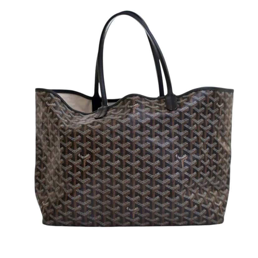 Goyard Goyardine Saint Louis PM Black Canvas Good condition - Model View