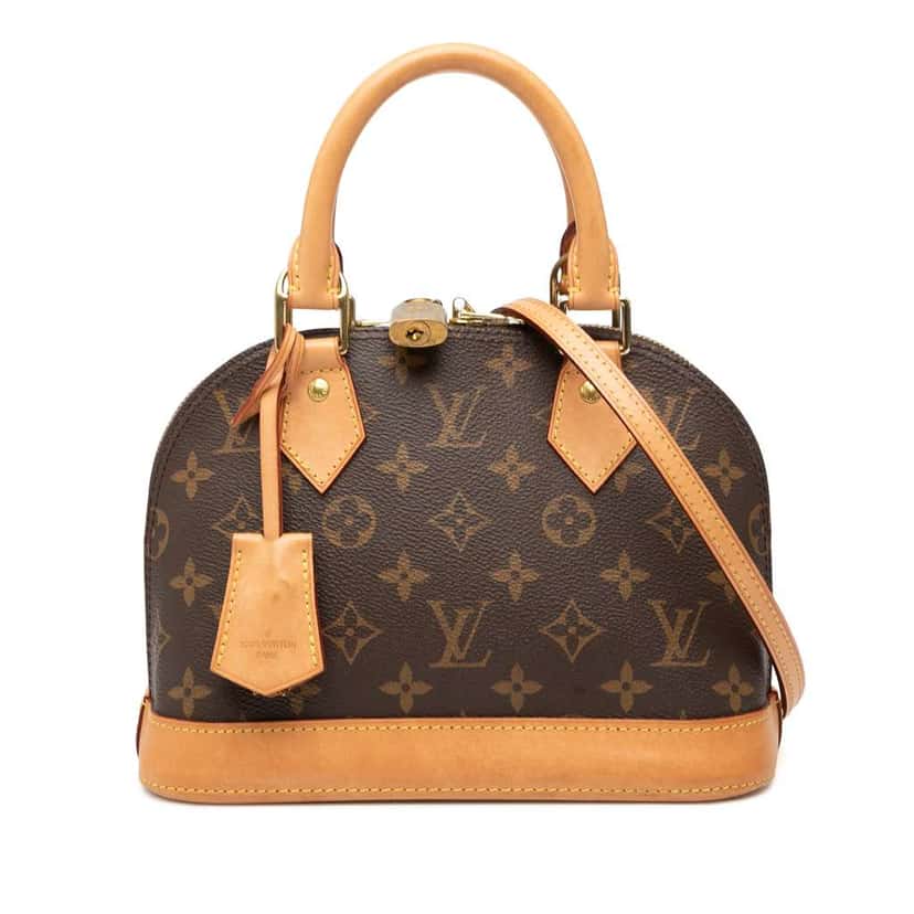 Louis Vuitton Monogram Alma BB Brown Good condition - Front View