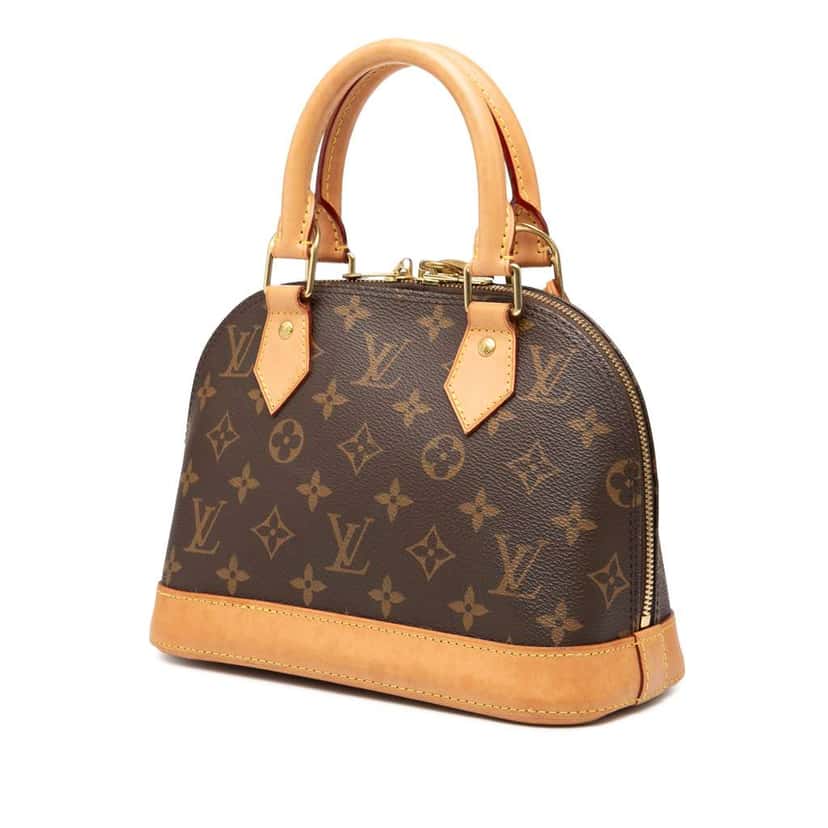 Louis Vuitton Monogram Alma BB Brown Good condition - Back View