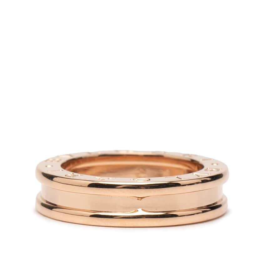 Bvlgari 18K Rose Gold B.Zero1 One Band Ring Pink Rose Gold Good condition - Inside View