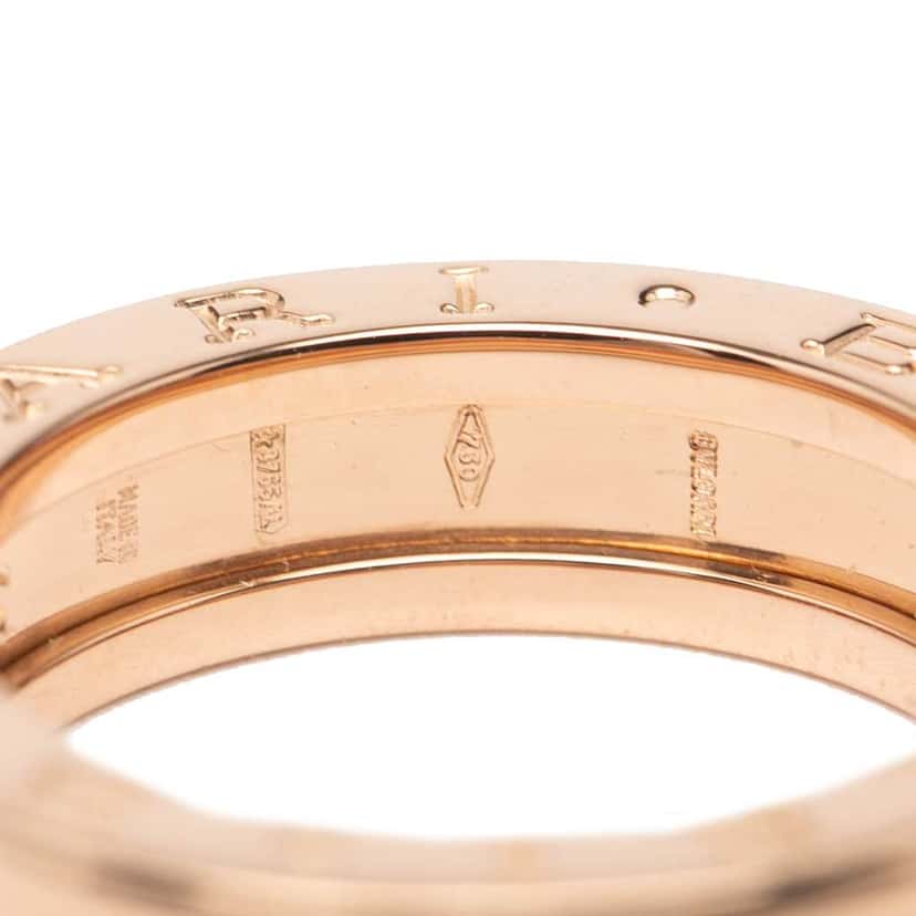 Bvlgari 18K Rose Gold B.Zero1 One Band Ring Pink Rose Gold Good condition - Box View