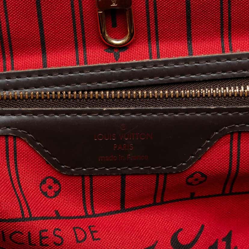 Louis Vuitton Damier Ebene Neverfull GM Brown Good condition - Box View