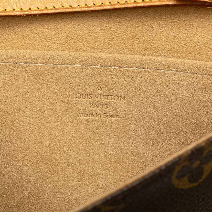 Louis Vuitton Monogram Pochette Twin GM Brown Canvas Good condition - Box View