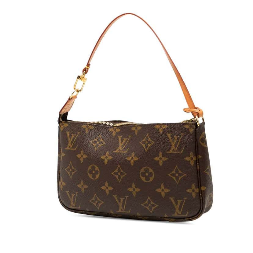 Louis Vuitton Monogram Pochette Accessoires Brown Good condition - Back View