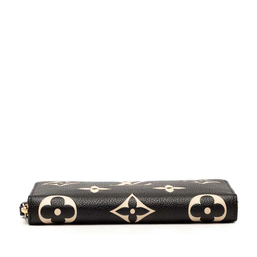 Louis Vuitton Monogram Empreinte Giant Bicolor Zippy Long Wallet Black Leather Good condition - Inside View