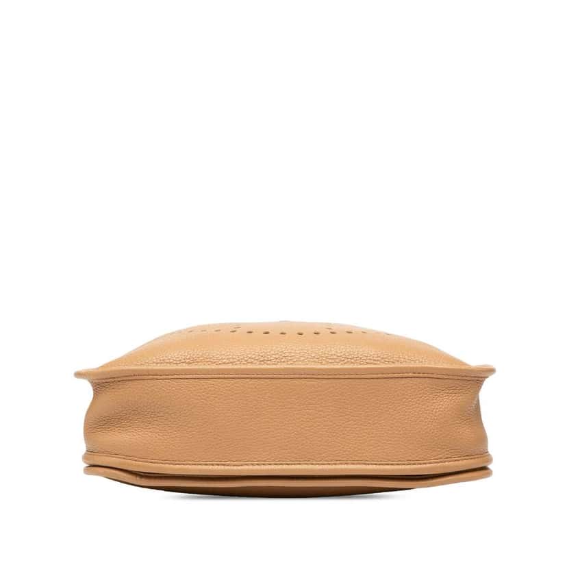 Hermès Clemence Evelyne III PM Brown Leather Good condition - Inside View