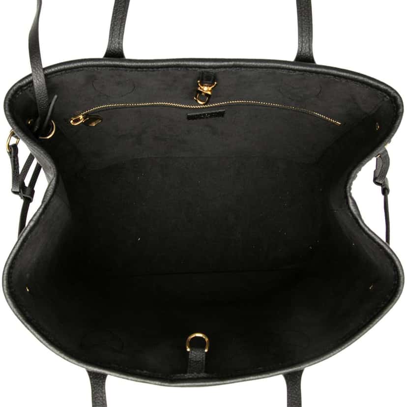 Louis Vuitton Bicolor Monogram Giant Empreinte Neverfull MM Black Leather Very good condition - Model View