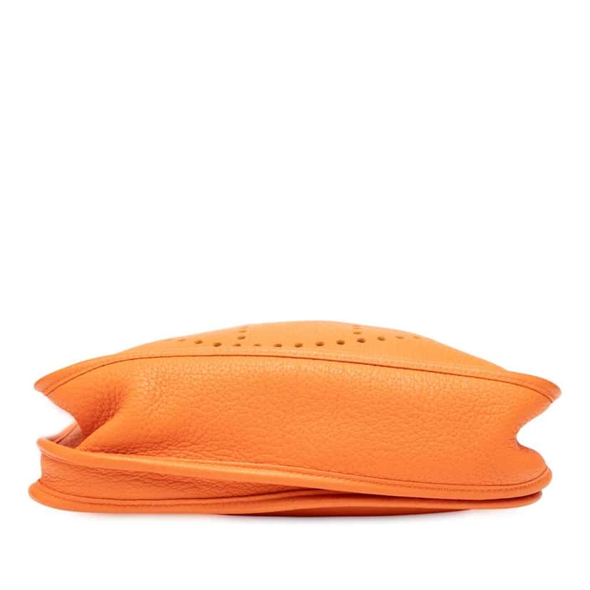 Hermès Clemence Evelyne III 29 Orange Leather Very good condition - Inside View