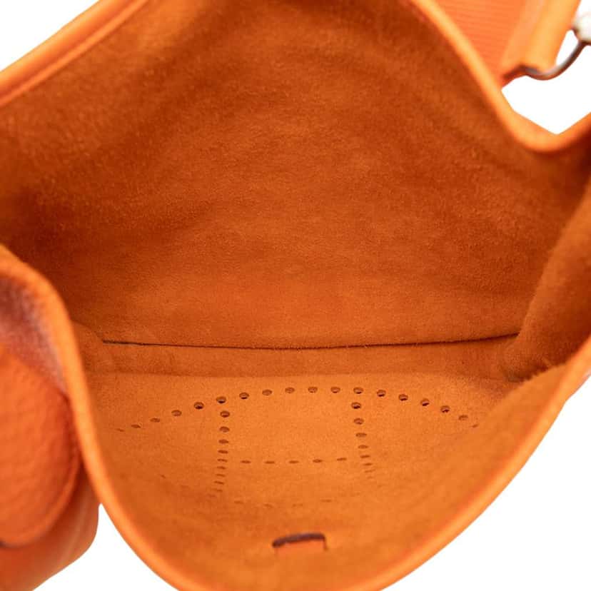 Hermès Clemence Evelyne III 29 Orange Leather Very good condition - Model View