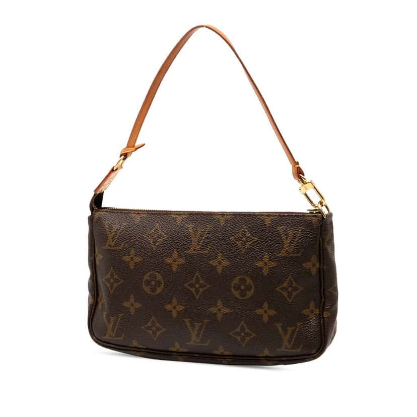 Louis Vuitton Monogram Pochette Accessoires Brown Good condition - Back View