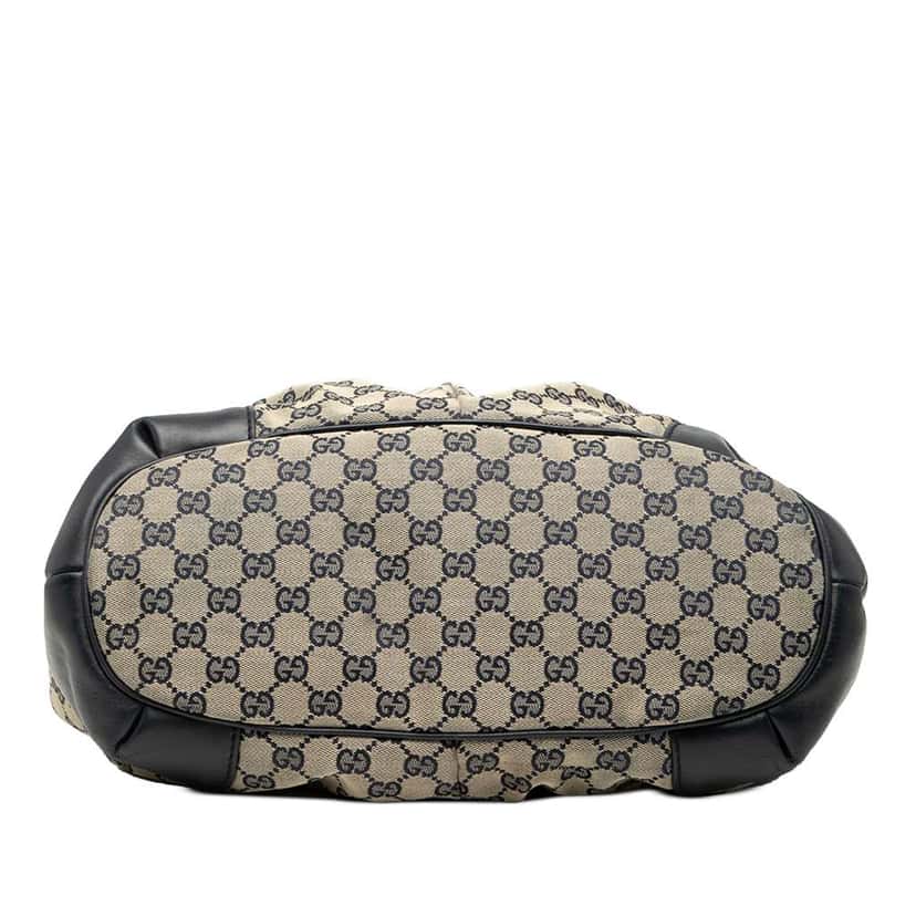 Gucci GG Canvas Sukey Satchel Brown Canvas Good condition - Inside View