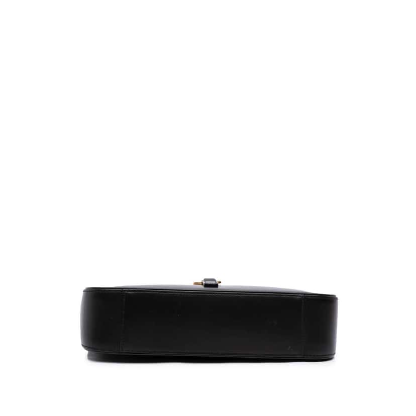 Saint Laurent Smooth Calfskin Le 5 a 7 Hobo Black Leather Good condition - Inside View