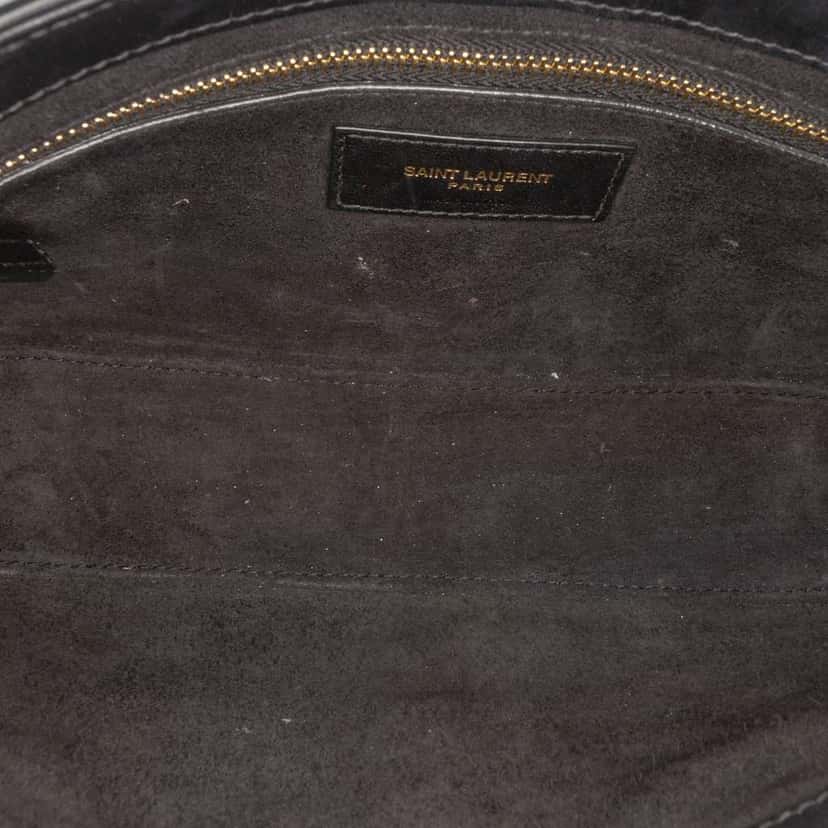 Saint Laurent Smooth Calfskin Le 5 a 7 Hobo Black Leather Good condition - Model View