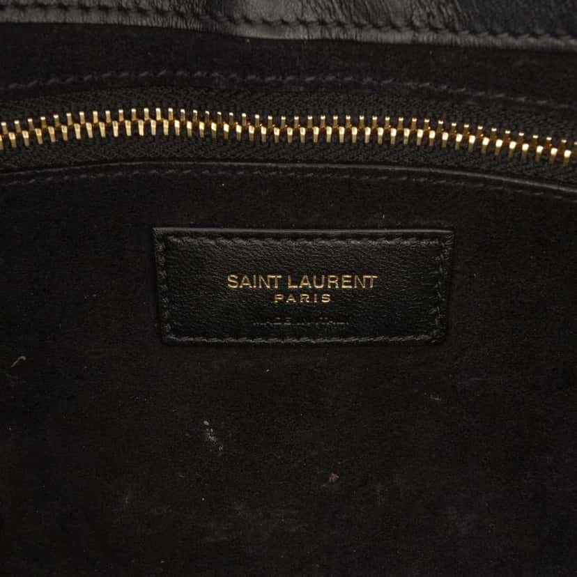 Saint Laurent Smooth Calfskin Le 5 a 7 Hobo Black Leather Good condition - Box View