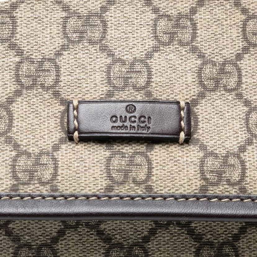 Gucci GG Supreme Crossbody Brown Canvas Good condition - Box View