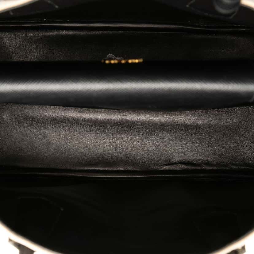 Prada Medium Saffiano Trimmed Canapa Double Satchel Brown Canvas Good condition - Model View