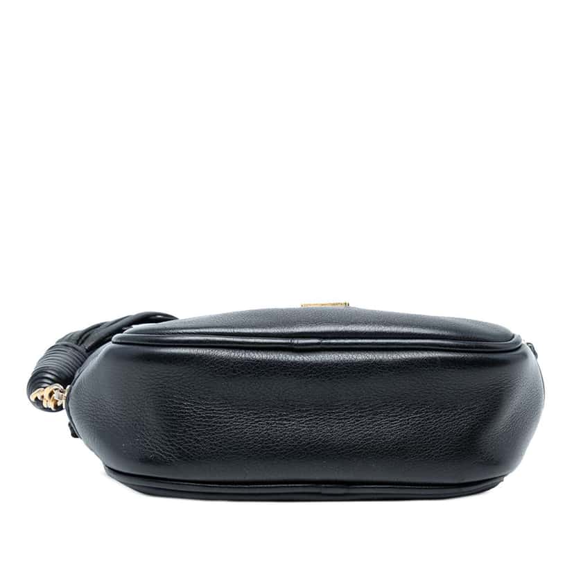 Saint Laurent Calfskin Monogram Blogger Bag Black Leather Good condition - Inside View