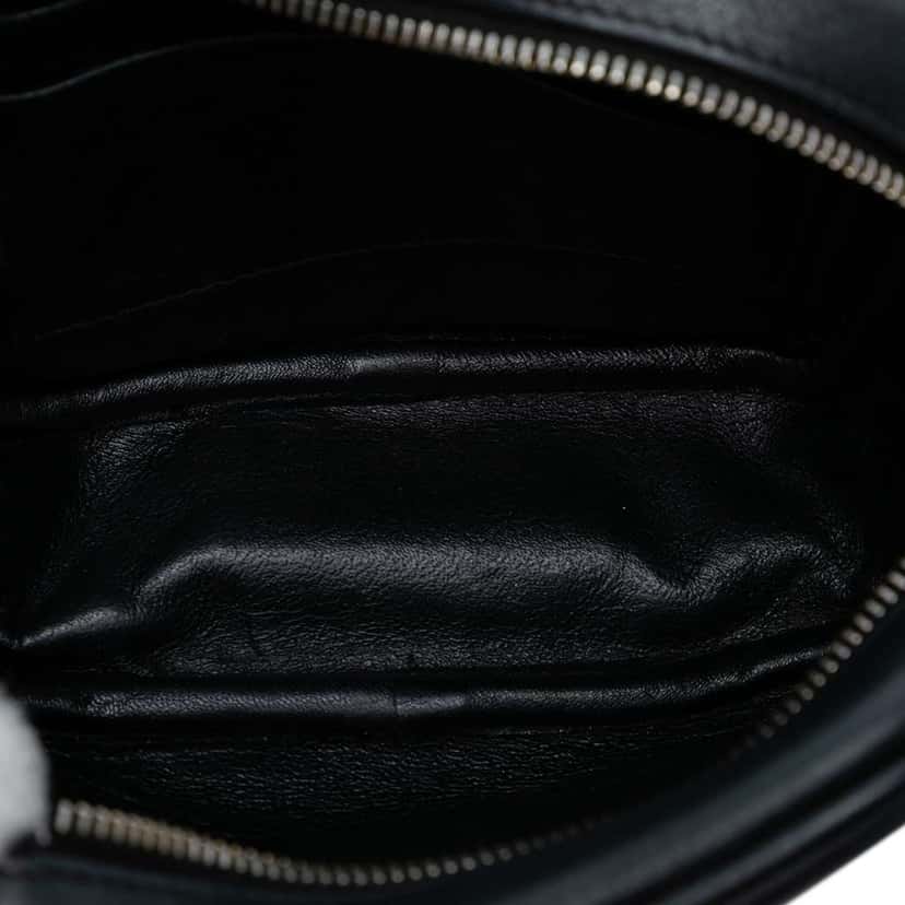 Saint Laurent Calfskin Monogram Blogger Bag Black Leather Good condition - Model View