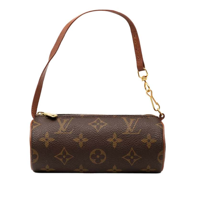 Louis Vuitton Monogram Papillon Pochette Brown Good condition - Front View