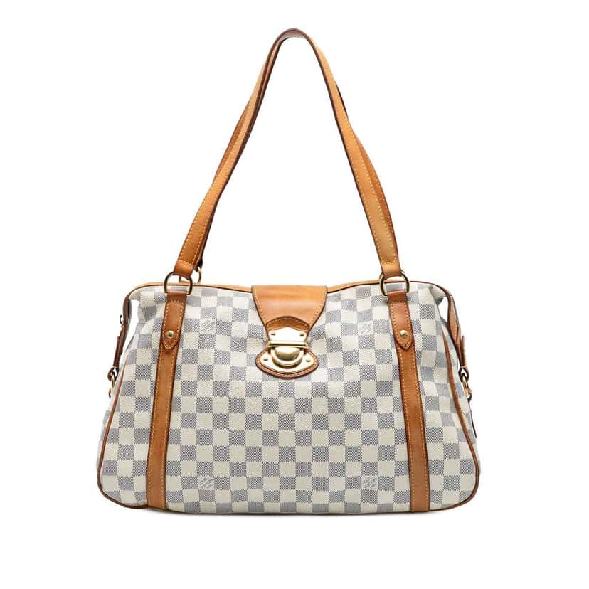 Louis Vuitton Damier Azur Stresa PM White Good condition - Front View