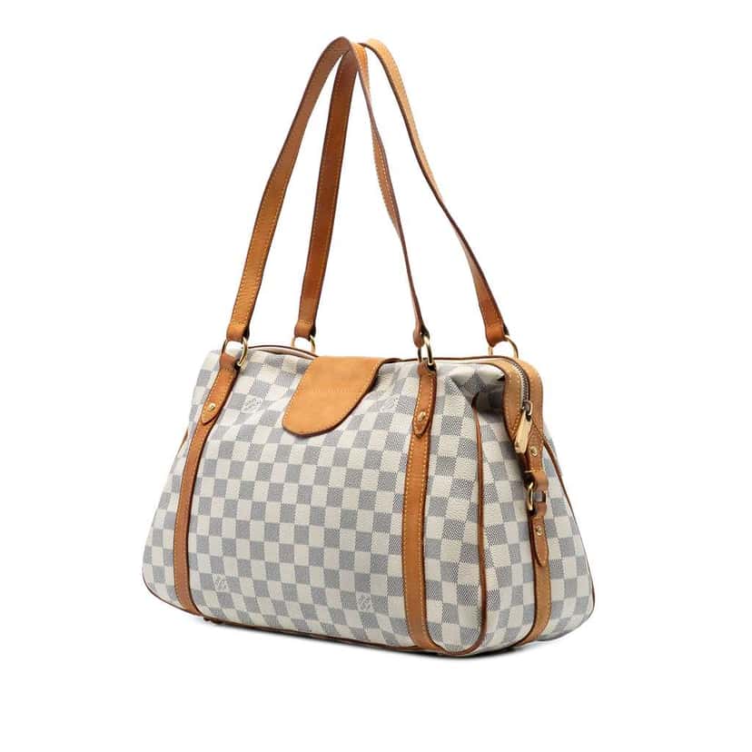 Louis Vuitton Damier Azur Stresa PM White Good condition - Back View