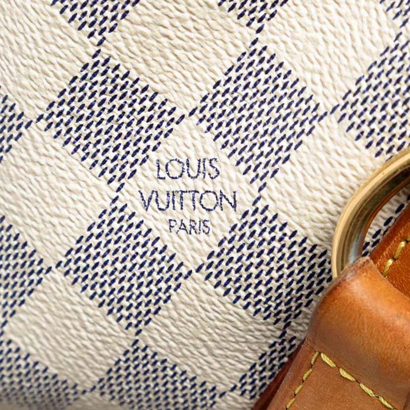 Louis Vuitton Damier Azur Stresa PM White Good condition - Box View