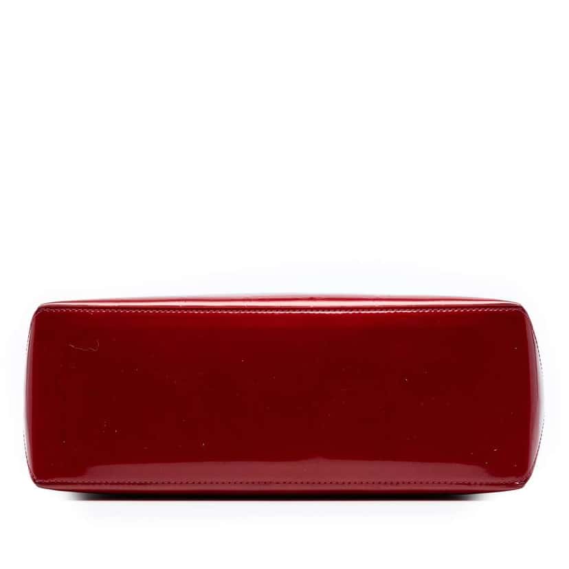 Louis Vuitton Monogram Vernis Wilshire PM Red Leather Good condition - Inside View