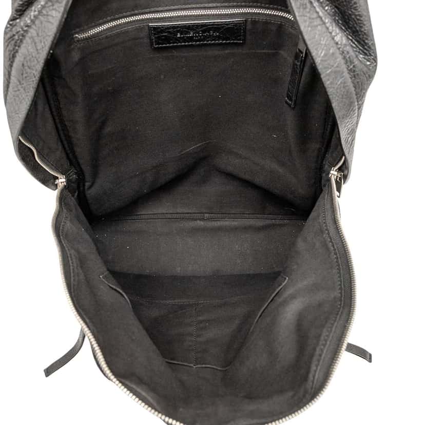 Balenciaga Lambskin Motocross Classic Backpack Black Leather Good condition - Model View