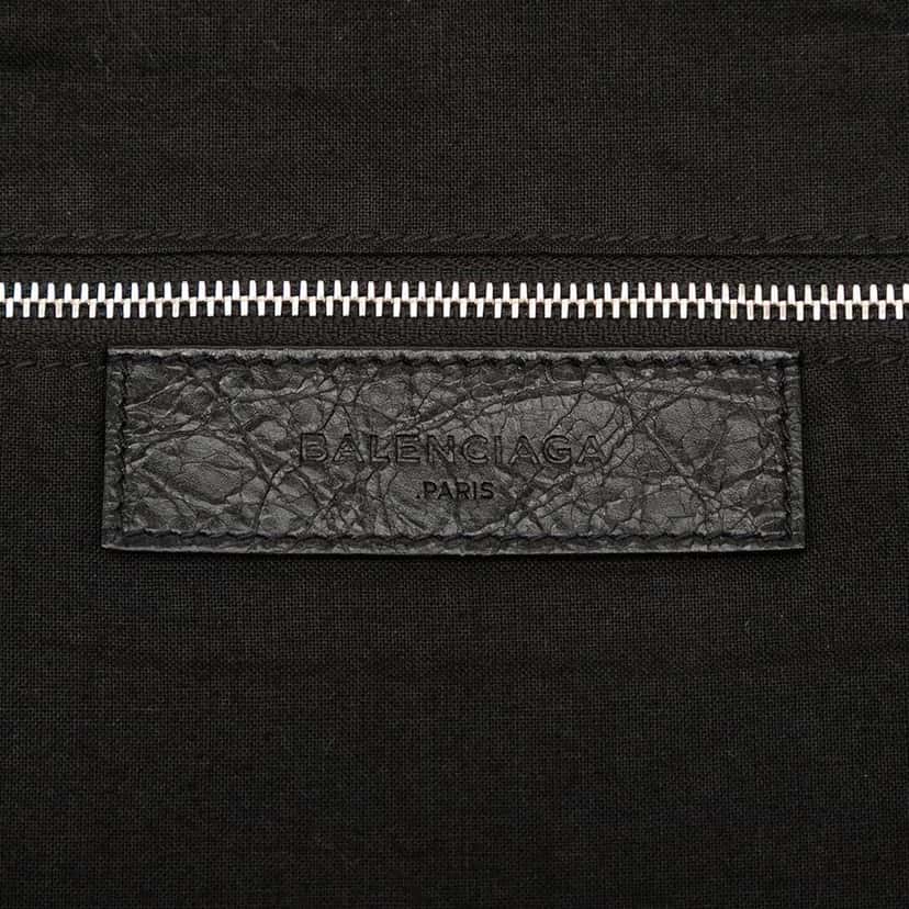 Balenciaga Lambskin Motocross Classic Backpack Black Leather Good condition - Box View