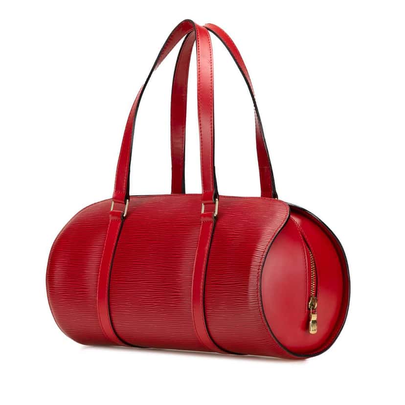 Louis Vuitton Epi Soufflot Red Leather Good condition - Back View