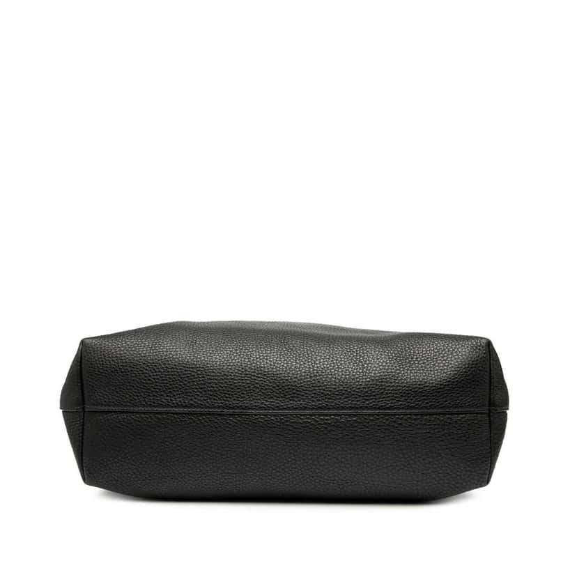 Prada Vitello Daino Open Convertible Tote Black Leather Good condition - Inside View