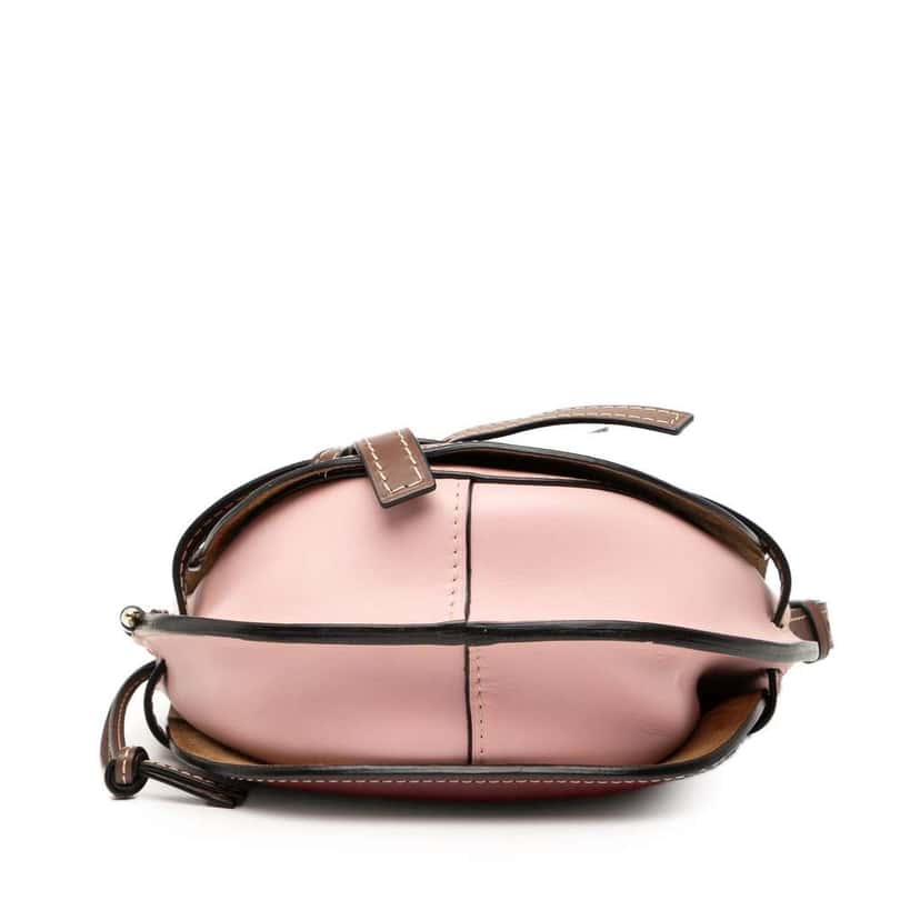 Loewe Small Tricolor Leather Gate Crossbody Red Leather Good condition - Inside View