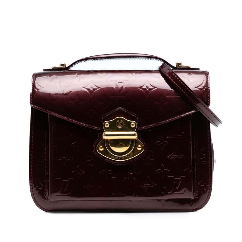 Louis Vuitton Monogram Vernis Miranda Purple Leather Good condition - Front View