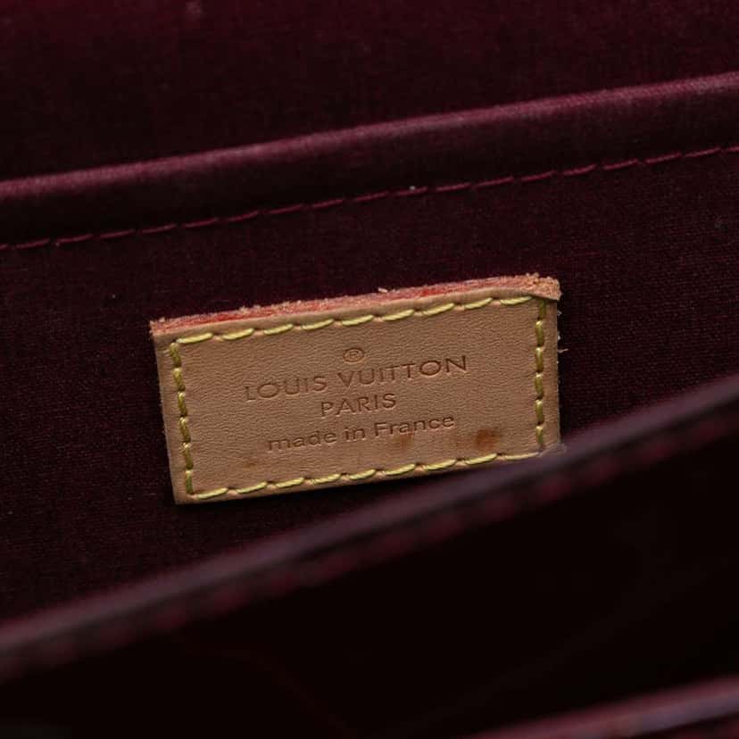 Louis Vuitton Monogram Vernis Miranda Purple Leather Good condition - Box View