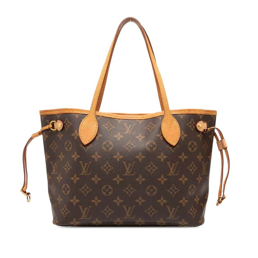 Louis Vuitton Monogram Neverfull PM Brown Good condition - Front View