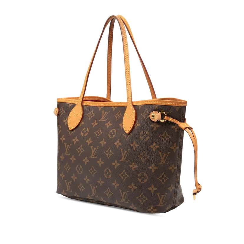 Louis Vuitton Monogram Neverfull PM Brown Good condition - Back View