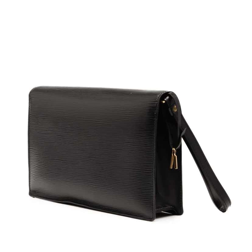Louis Vuitton Epi Sellier Dragonne Black Leather Good condition - Back View