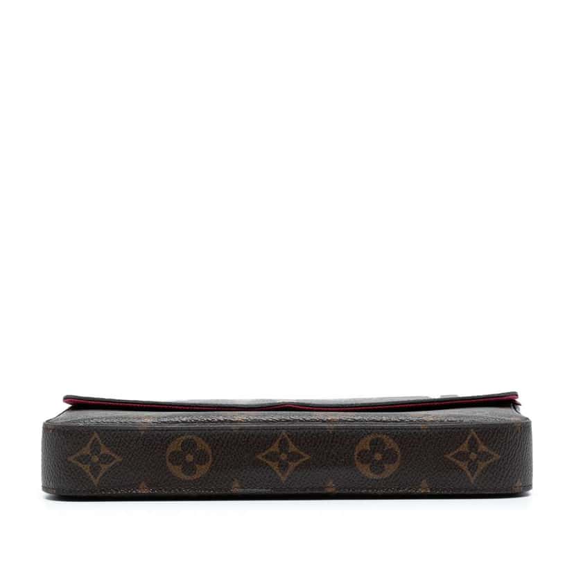 Louis Vuitton Monogram Pochette Felicie Brown Good condition - Inside View