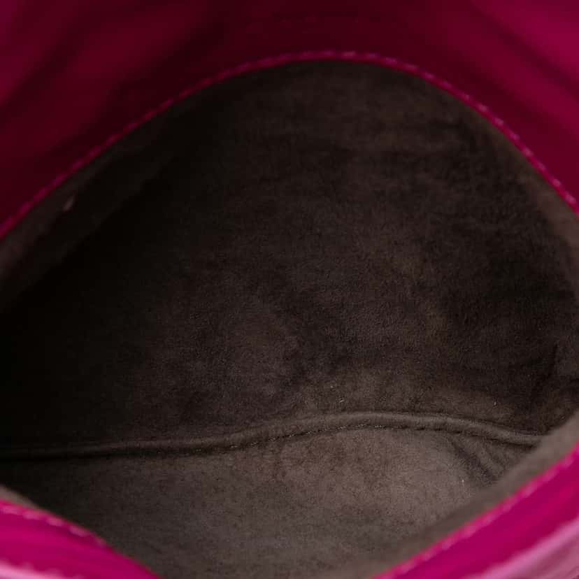 Bottega Veneta Mini Nappa Intrecciato Expandable Chain Flap Crossbody Pink Leather Very good condition - Model View