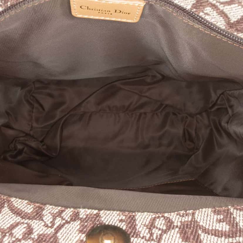 Dior Diorissimo Trotter Canvas Tote Brown Canvas Good condition - Model View