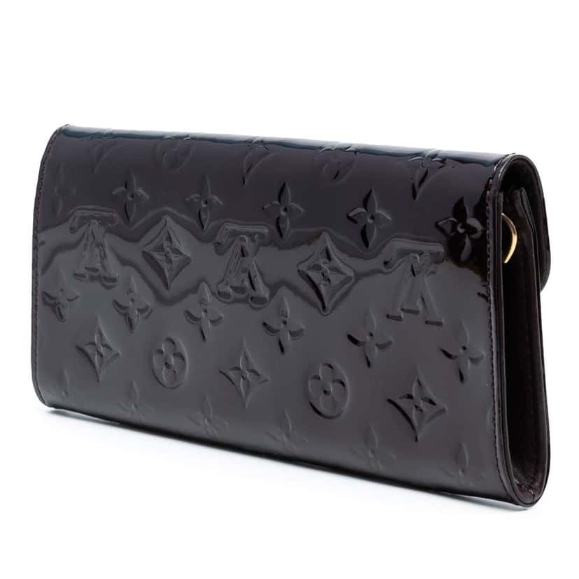 Louis Vuitton Monogram Vernis Sunset Boulevard Purple Leather Good condition - Back View
