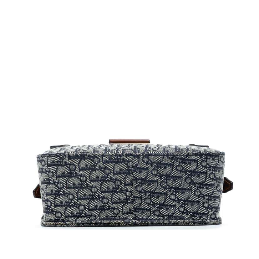 Dior Diorissimo Trotter Canvas Street Chic Crossbody Blue Canvas Good condition - Inside View