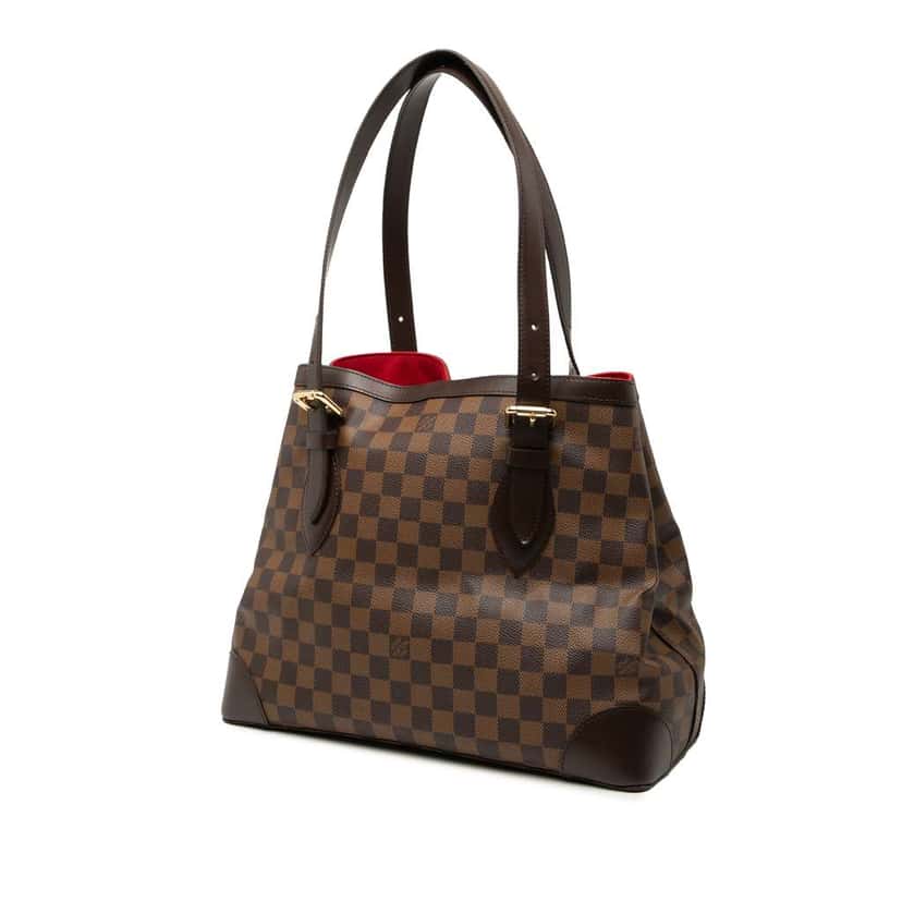 Louis Vuitton Damier Ebene Hampstead MM Brown Good condition - Back View