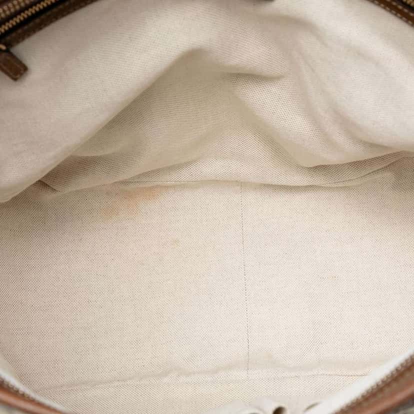 Gucci GG Canvas Bree Tote Brown Canvas Good condition - Model View