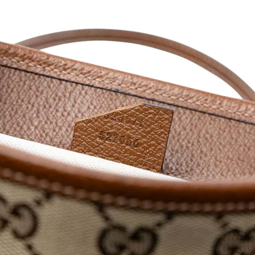Gucci GG Canvas Bree Tote Brown Canvas Good condition - Box View