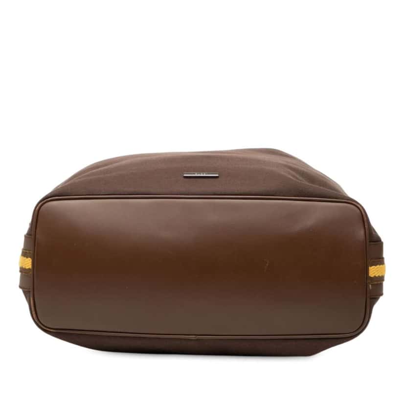 Gucci Canvas Web Shoulder Bag Brown Canvas Good condition - Inside View